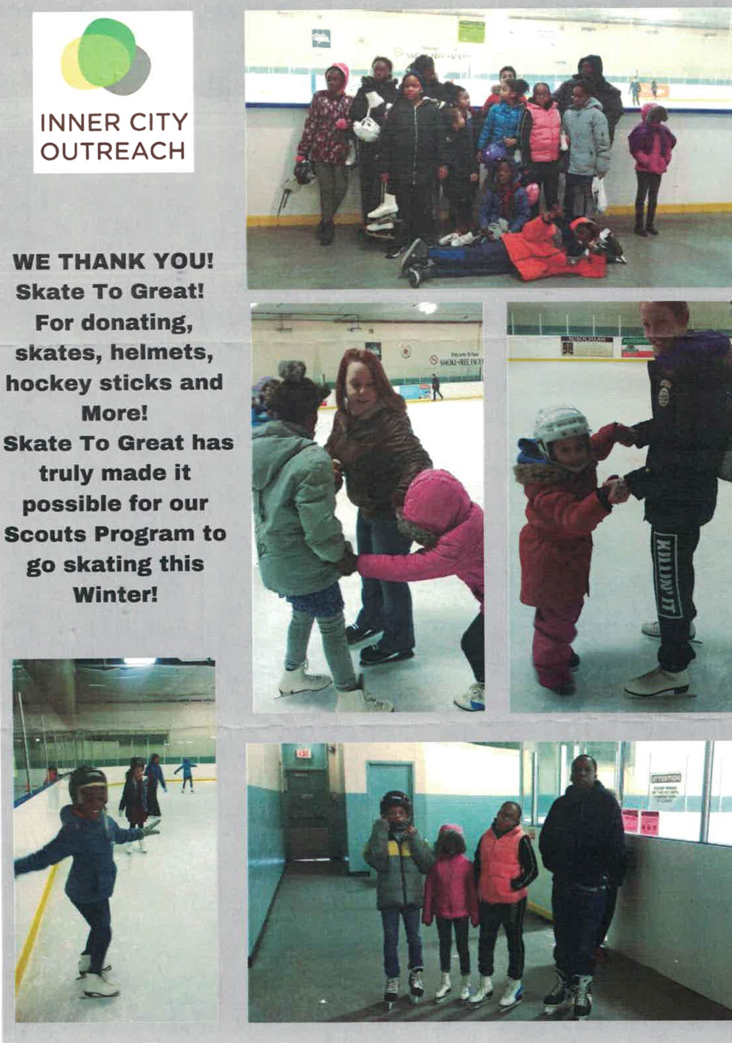 Skate To Great donates skates and helmets to Scarborough's Sacred Heart  school, News